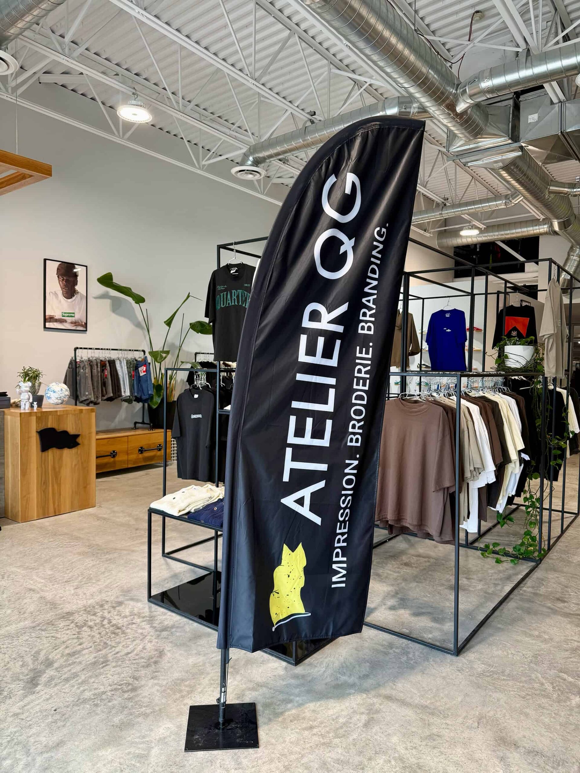 Flag personnalisé Atelier QG