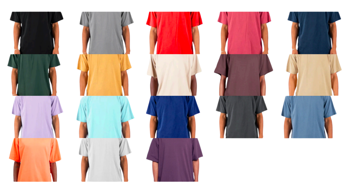 Couleurs disponibles - Max Heavyweight Garment Dye - 7.5 oz