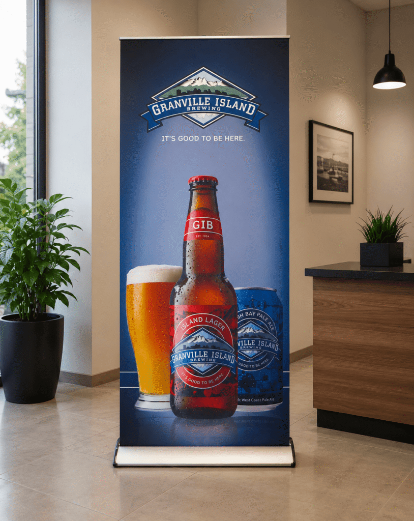 Préparer le visuel de votre bannière roll-up