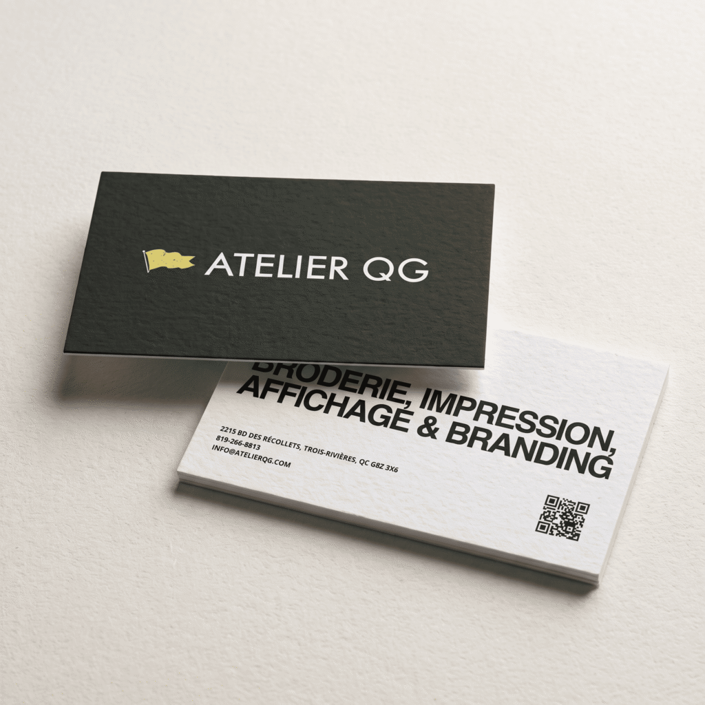 Cartes d’affaires recto verso